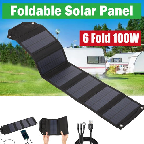100W/80W/60W Foldable Solar Panel Charging Bag
