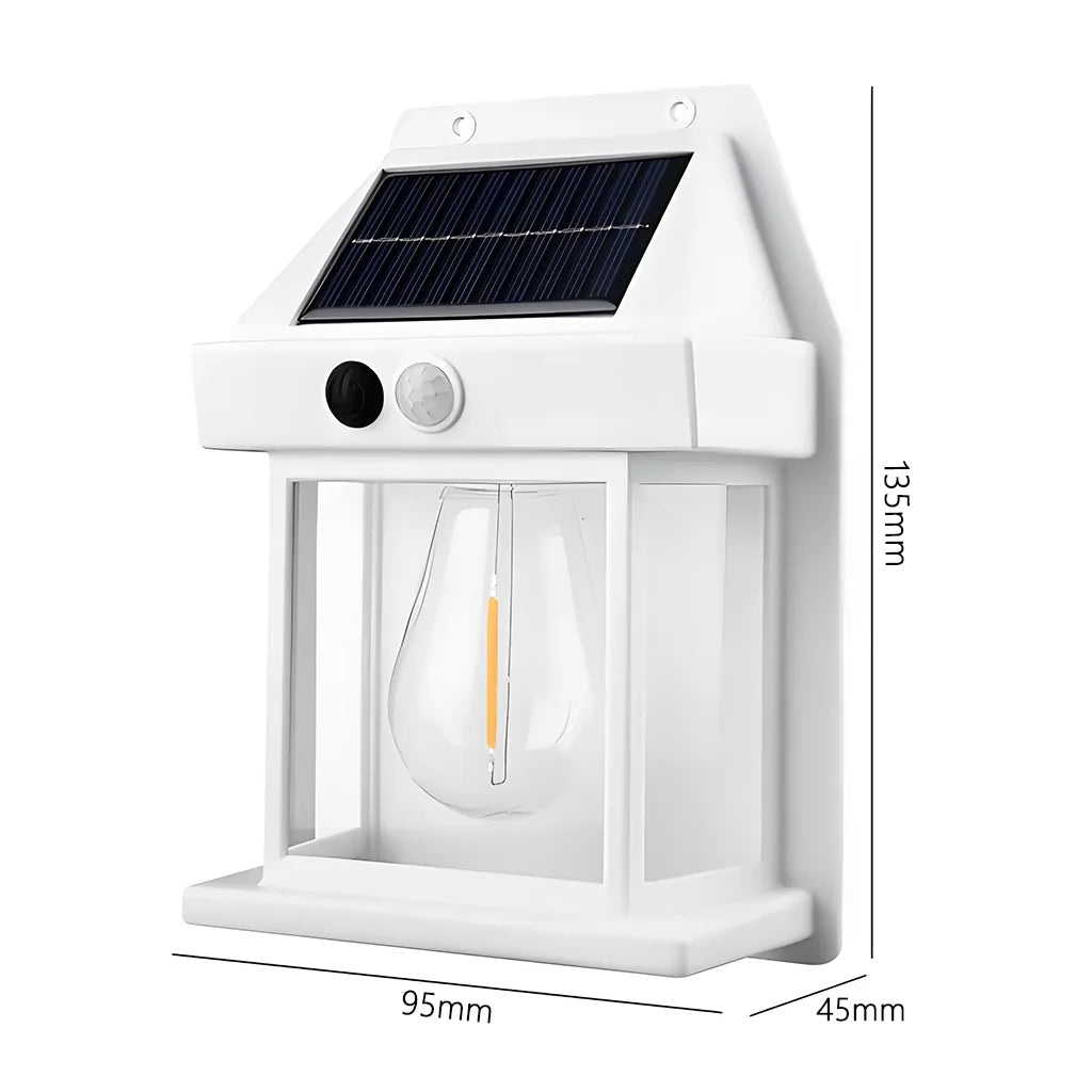 Solar LED Wall Light with Sensor